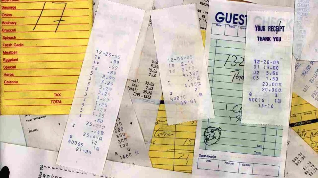 Carpet Cleaning Receipt Fake