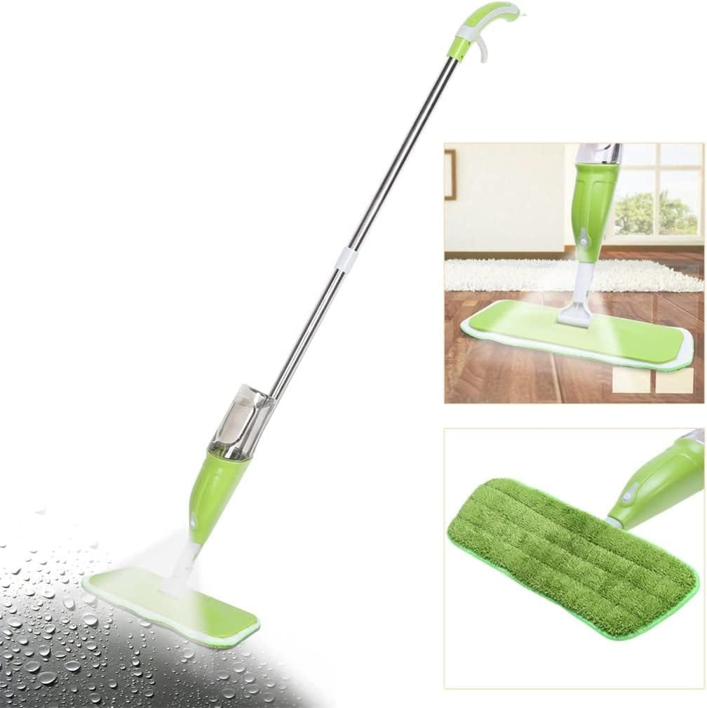 350ML Mop Squeegee Marble Tray Floor Cleaner Multifunction Water Spraying Flat Mop Head Home Cleaning Tool