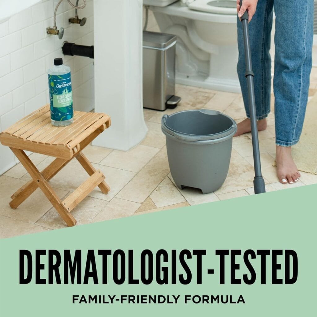 Aunt Fannies Ultra Concentrated Floor Cleaner Vinegar Wash, Multi-Surface Floor Cleaner For Mopping, Makes 16 Gallons, Bright Lemon Scent, 32 oz. (Pack of 6)