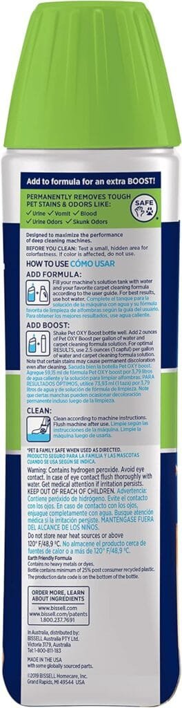 Bissell 16131 Pet Boost Oxy Formula for Cleaning Carpets, (Package May Vary) Bissell 16131 Pet Boost Oxy Formula for Cleaning Carpets, (Package May Vary)