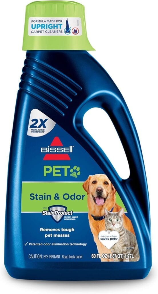 Bissell 2X Pet Stain  Odor Full Size Machine Formula, 60 Ounces, 99K5A, 60-Ounce, No Color, Fl Oz Bissell 2X Pet Stain  Odor Full Size Machine Formula, 60 Ounces, 99K5A, 60-Ounce, No Color, Fl Oz