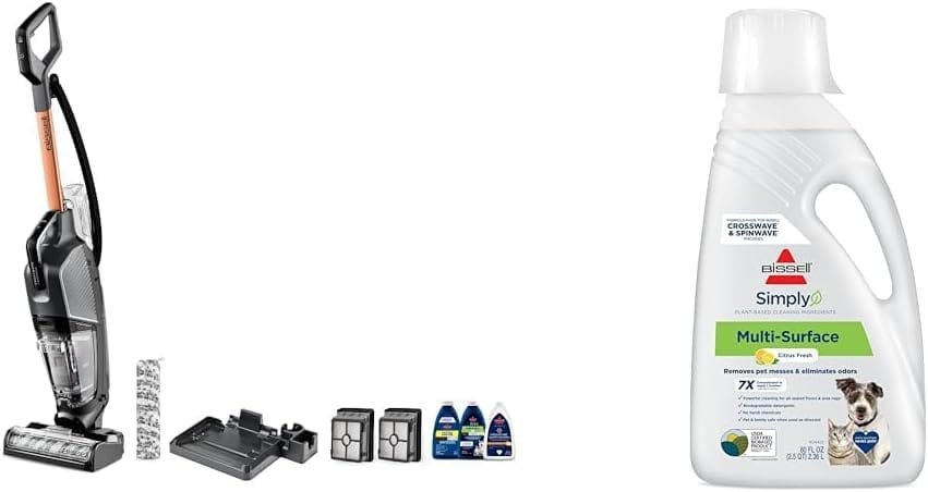 BISSELL® CrossWave® HydroSteam™  Wet Dry Vac, Multi-Purpose Vacuum, Wash, and Steam, Sanitize Formula Included, 35151 BISSELL® CrossWave® HydroSteam™  Wet Dry Vac, Multi-Purpose Vacuum, Wash, and Steam, Sanitize Formula Included, 35151