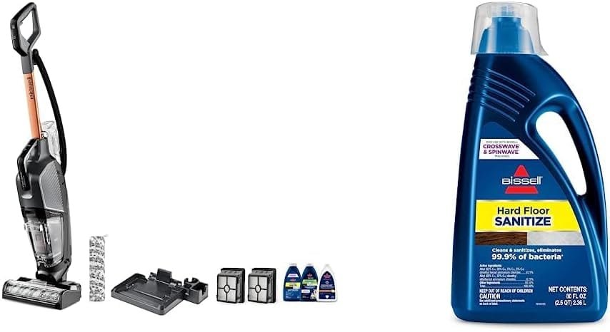 BISSELL® CrossWave® HydroSteam™  Wet Dry Vac, Multi-Purpose Vacuum, Wash, and Steam, Sanitize Formula Included, 35151 BISSELL® CrossWave® HydroSteam™  Wet Dry Vac, Multi-Purpose Vacuum, Wash, and Steam, Sanitize Formula Included, 35151