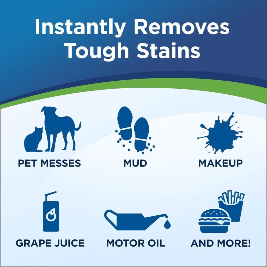 BISSELL InstaClean Oxy Pet Spot and Stain Remover Review Cleaninup