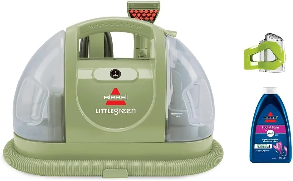 BISSELL Little Green Multi-Purpose Portable Carpet and Upholstery Cleaner, Car and Auto Detailer, with Exclusive Specialty Tools, Green, 1400B