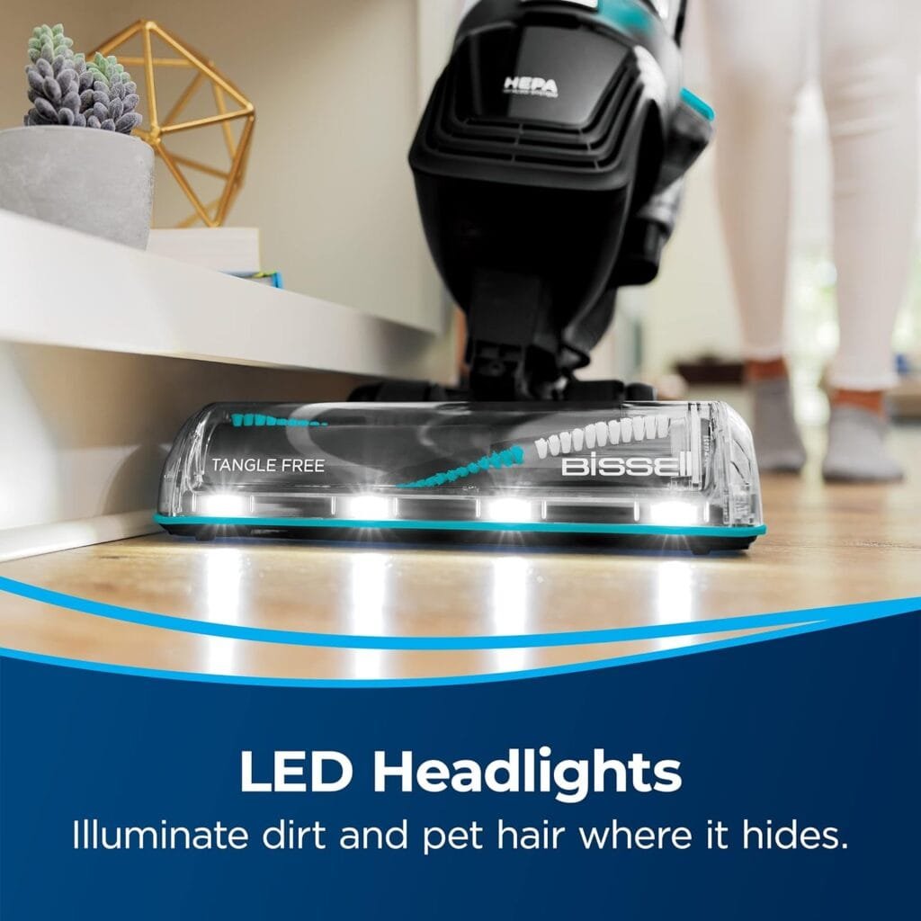 BISSELL MultiClean Allergen Rewind Pet Vacuum with HEPA Filter Sealed System, Automatic Cord Rewind, Tangle-free Brush Roll,  LED Headlights, 3402 BISSELL MultiClean Allergen Rewind Pet Vacuum with HEPA Filter Sealed System, Automatic Cord Rewind, Tangle-free Brush Roll,  LED Headlights, 3402