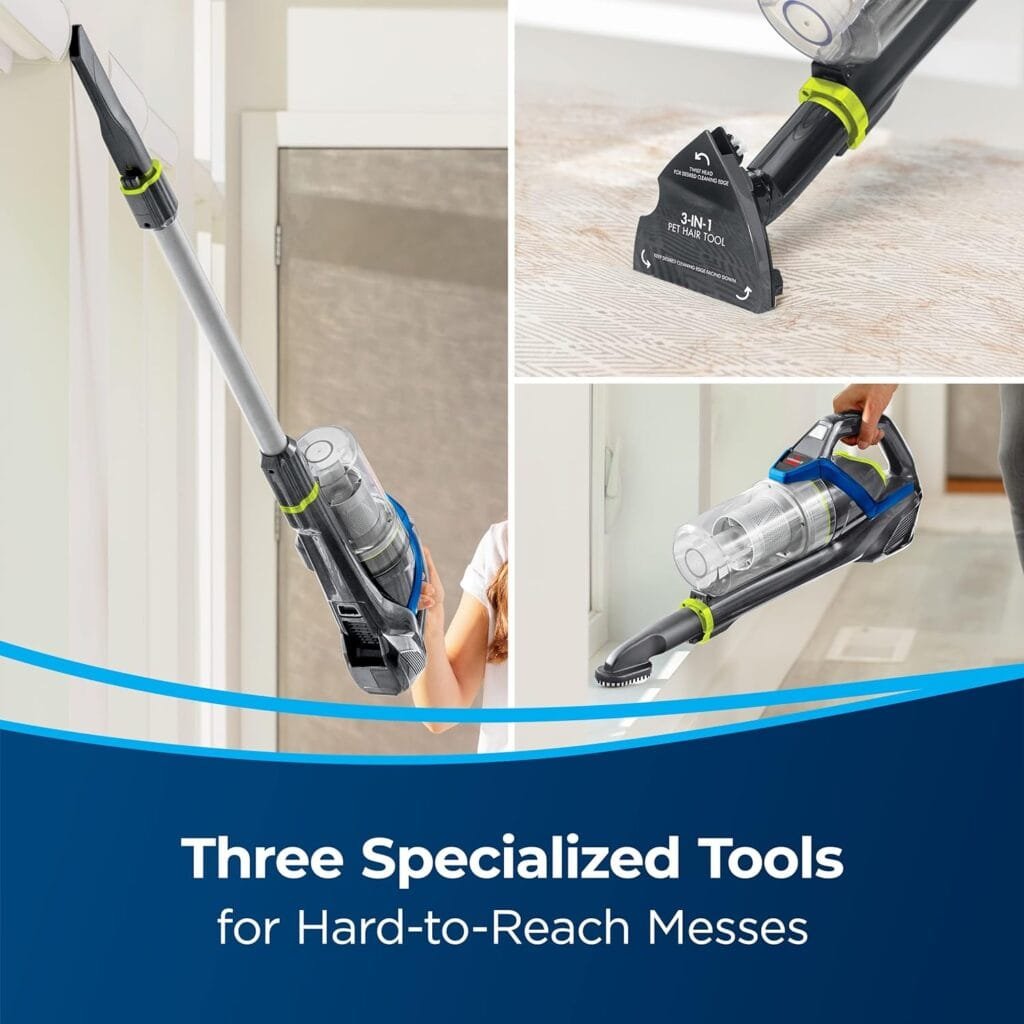 BISSELL PowerGlide Pet Slim Cordless Vacuum Review Cleaninup