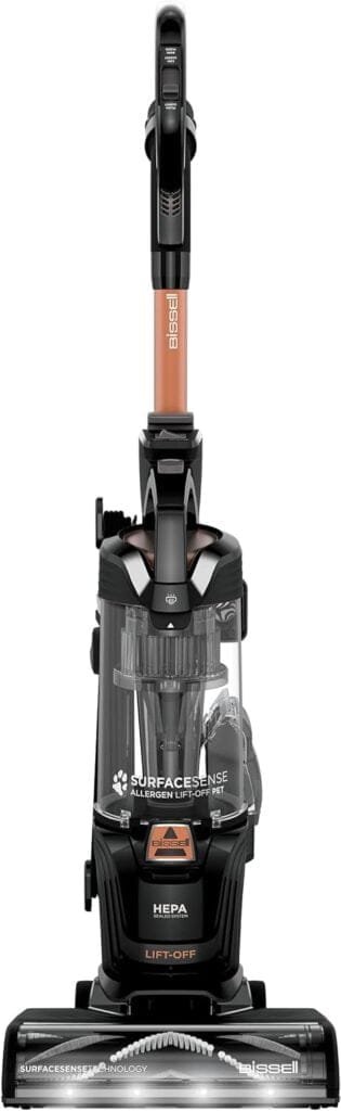 BISSELL SurfaceSense Allergen Lift-Off Pet Upright Vacuum, with Tangle-Free Multi-Surface Brush Roll, LED Headlights, Lift-Off Technology BISSELL SurfaceSense Allergen Lift-Off Pet Upright Vacuum, with Tangle-Free Multi-Surface Brush Roll, LED Headlights, Lift-Off Technology