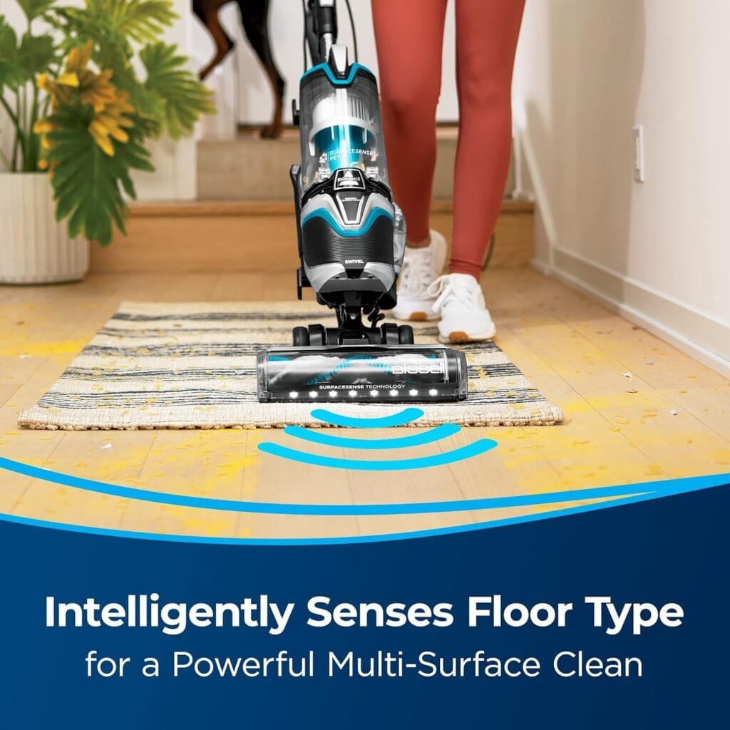 BISSELL SurfaceSense Allergen Lift-Off Pet Upright Vacuum, with Tangle-Free Multi-Surface Brush Roll, LED Headlights, Lift-Off Technology BISSELL SurfaceSense Allergen Lift-Off Pet Upright Vacuum, with Tangle-Free Multi-Surface Brush Roll, LED Headlights, Lift-Off Technology