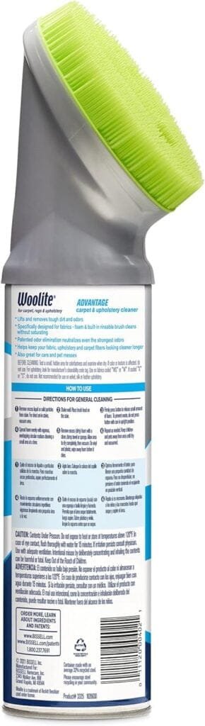 BISSELL® Woolite® Advantage Carpet  Upholstery Cleaner, 3325, 12 Ounce (Pack of 4)