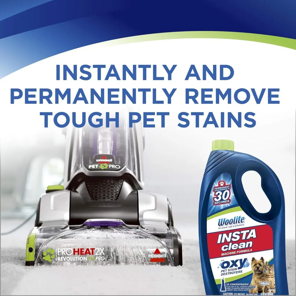 Bissell Woolite InstaClean Pet Full Size Machine Formula, 32 oz, Blue