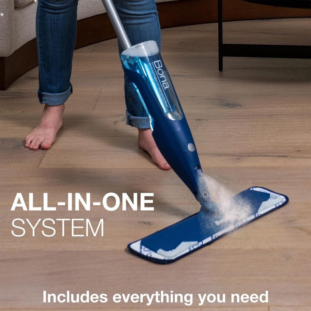 Bona Hardwood Floor Premium Spray Mop - Includes Hardwood Floor Cleaning Solution and Machine Washable Microfiber Cleaning Pad - Dual Zone Cleaning for Faster Cleanup - Spray Mop for Wood Floors Bona Hardwood Floor Premium Spray Mop - Includes Hardwood Floor Cleaning Solution and Machine Washable Microfiber Cleaning Pad - Dual Zone Cleaning for Faster Cleanup - Spray Mop for Wood Floors