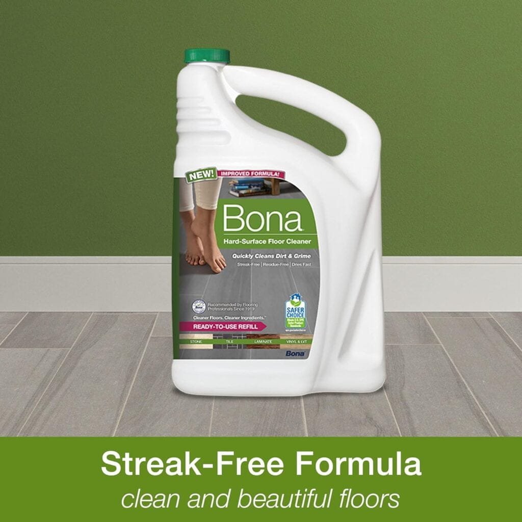 Bona Premium Microfiber Floor Mop  Multi-Surface Floor Cleaner Spray, for Stone Tile Laminate and Vinyl LVT/LVP, Unscented, 32 Fl Oz  Multi-Surface Floor Cleaner Refill - 128 fl oz Bona Premium Microfiber Floor Mop  Multi-Surface Floor Cleaner Spray, for Stone Tile Laminate and Vinyl LVT/LVP, Unscented, 32 Fl Oz  Multi-Surface Floor Cleaner Refill - 128 fl oz