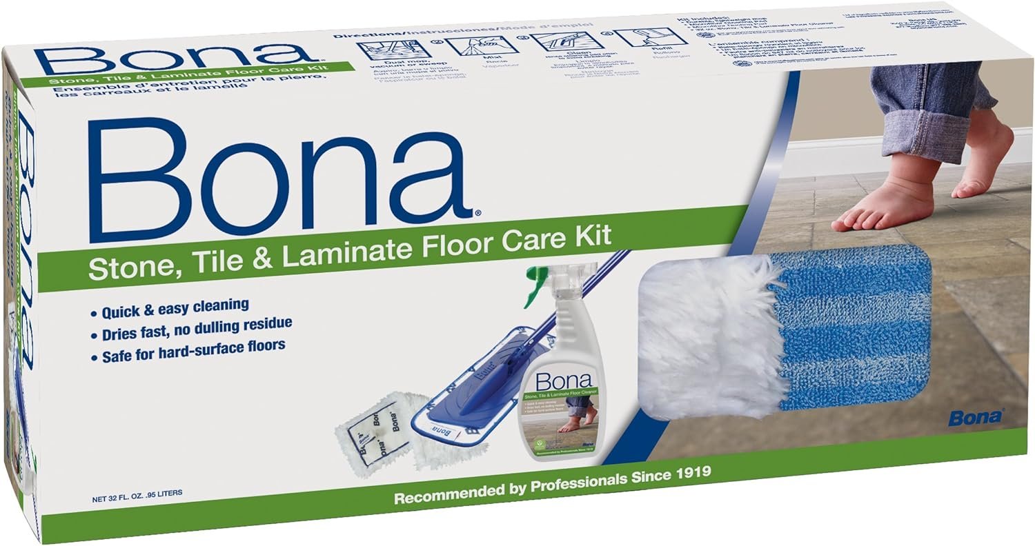 Bona Stone, Tile & Laminate Floor Care System 4-Piece Set Review ...