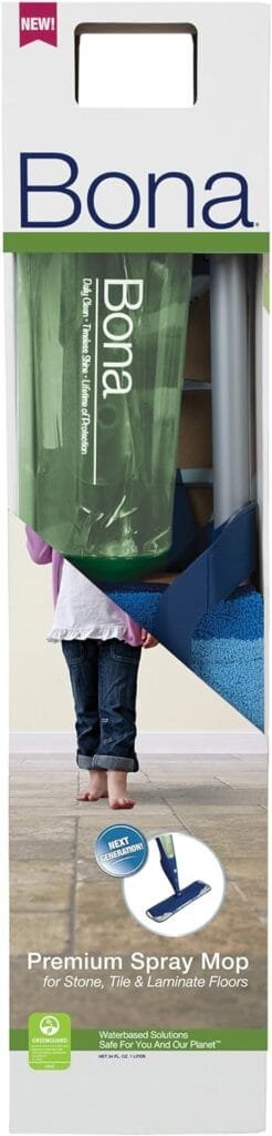 BONA WM710013498 Premium Stone, Tile, Laminate Spray Mop w/Cleaner