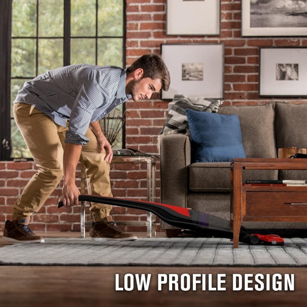 Dirt Devil Power Swerve Pet, Lightweight Cordless Stick Upright Vacuum Cleaner, For Carpet and Hard Floors, BD22052, Red Dirt Devil Power Swerve Pet, Lightweight Cordless Stick Upright Vacuum Cleaner, For Carpet and Hard Floors, BD22052, Red