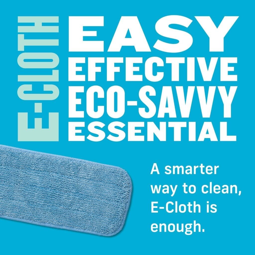 E-Cloth Deep Clean Mop Head, Microfiber Mop Head Replacement for Floor Cleaning, Great for Hardwood, Laminate, Tile and Stone Flooring, Washable and Reusable, 100 Wash Guarantee, 2 Pack E-Cloth Deep Clean Mop Head, Microfiber Mop Head Replacement for Floor Cleaning, Great for Hardwood, Laminate, Tile and Stone Flooring, Washable and Reusable, 100 Wash Guarantee, 2 Pack