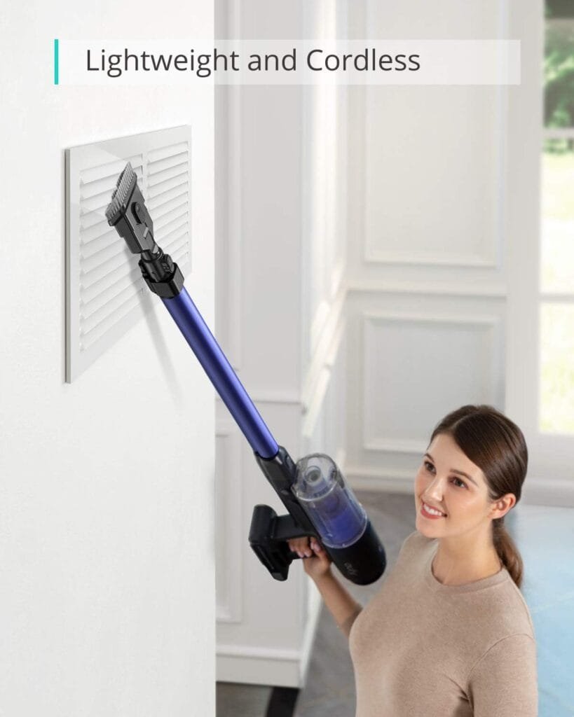 eufy by Anker, HomeVac S11 Lite, Cordless Stick Vacuum Cleaner, Lightweight, Stylish and Cordless Design, Versatile Attachments, Perfect for Pet Owners, for Carpet and Hard Floors eufy by Anker, HomeVac S11 Lite, Cordless Stick Vacuum Cleaner, Lightweight, Stylish and Cordless Design, Versatile Attachments, Perfect for Pet Owners, for Carpet and Hard Floors
