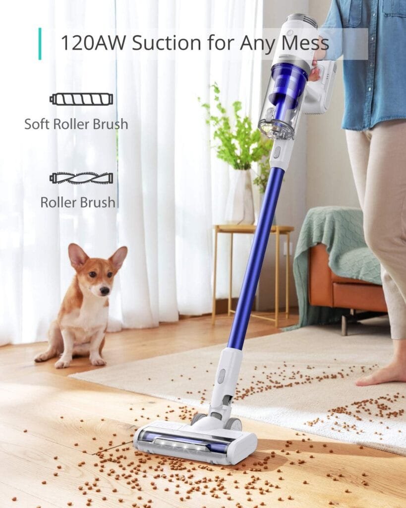 eufy by Anker, HomeVac S11 Lite, Cordless Stick Vacuum Cleaner, Lightweight, Stylish and Cordless Design, Versatile Attachments, Perfect for Pet Owners, for Carpet and Hard Floors eufy by Anker, HomeVac S11 Lite, Cordless Stick Vacuum Cleaner, Lightweight, Stylish and Cordless Design, Versatile Attachments, Perfect for Pet Owners, for Carpet and Hard Floors