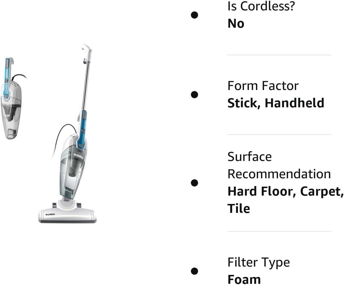 EUREKA NES100 Handheld Vac Review Cleaninup