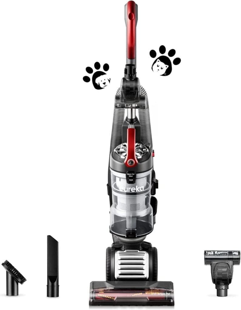 Eureka Powerful Lightweight Upright Vacuum Carpet and Floor, PowerSpeed NEU202 with Automatic Cord Rewind, Purple Eureka Powerful Lightweight Upright Vacuum Carpet and Floor, PowerSpeed NEU202 with Automatic Cord Rewind, Purple