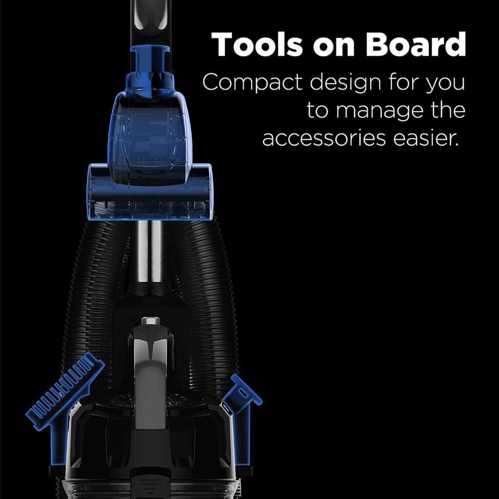 Eureka PowerSpeed Bagless Upright Vacuum Cleaner, Pet Turbo, Black Eureka PowerSpeed Bagless Upright Vacuum Cleaner, Pet Turbo, Black