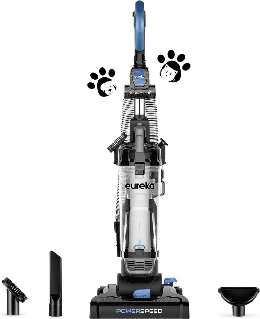 Eureka PowerSpeed Bagless Upright Vacuum Cleaner, Pet Turbo, Black Eureka PowerSpeed Bagless Upright Vacuum Cleaner, Pet Turbo, Black