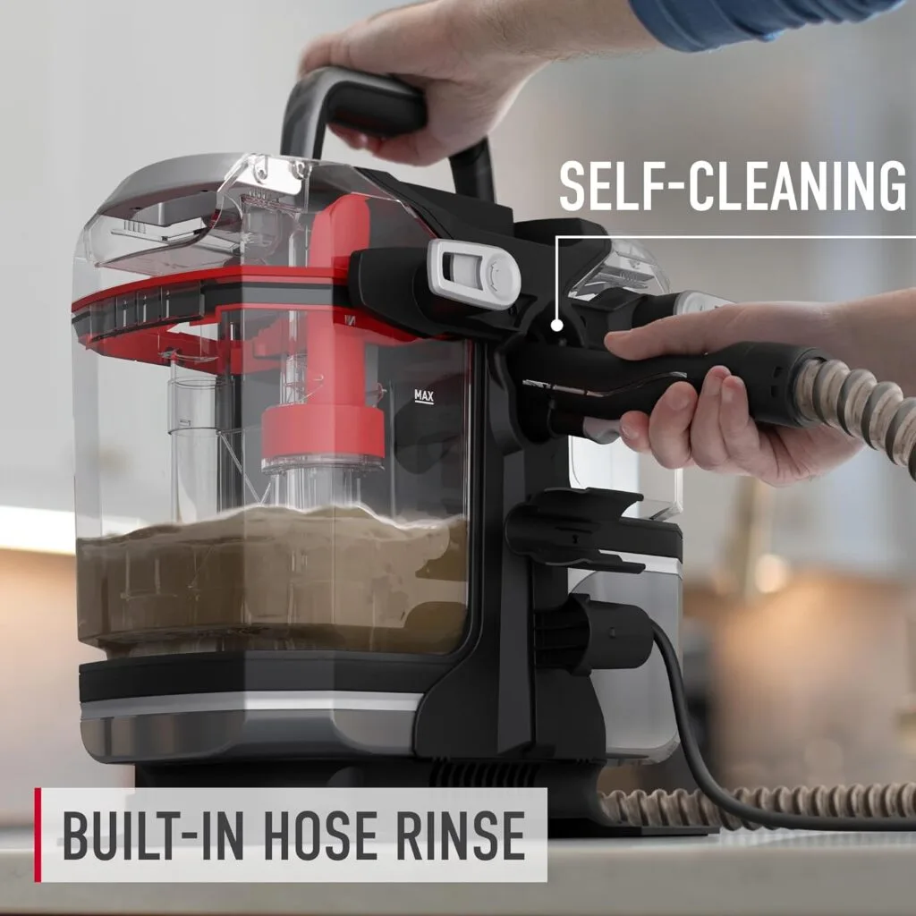 Hoover CleanSlate Plus Carpet  Upholstery Spot Cleaner, Stain Remover, Portable, FH14050, White