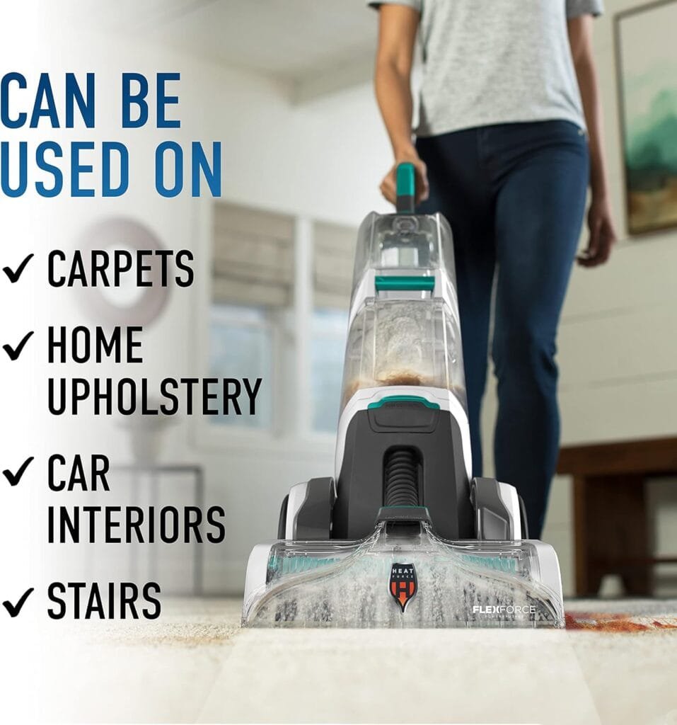 Hoover Oxy Solution Bundle, Deep Cleaning Shampoo with Stain Remover Formula, Carpet Cleaner, AH33007, White, 2 Piece Set