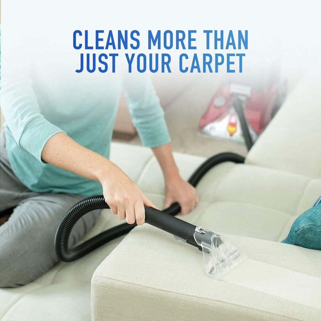 Hoover Power Scrub Deluxe Carpet Cleaner Machine with Free  Clean Carpet Cleaning Solution (50oz), FH50150, AH30952 Hoover Power Scrub Deluxe Carpet Cleaner Machine with Free  Clean Carpet Cleaning Solution (50oz), FH50150, AH30952