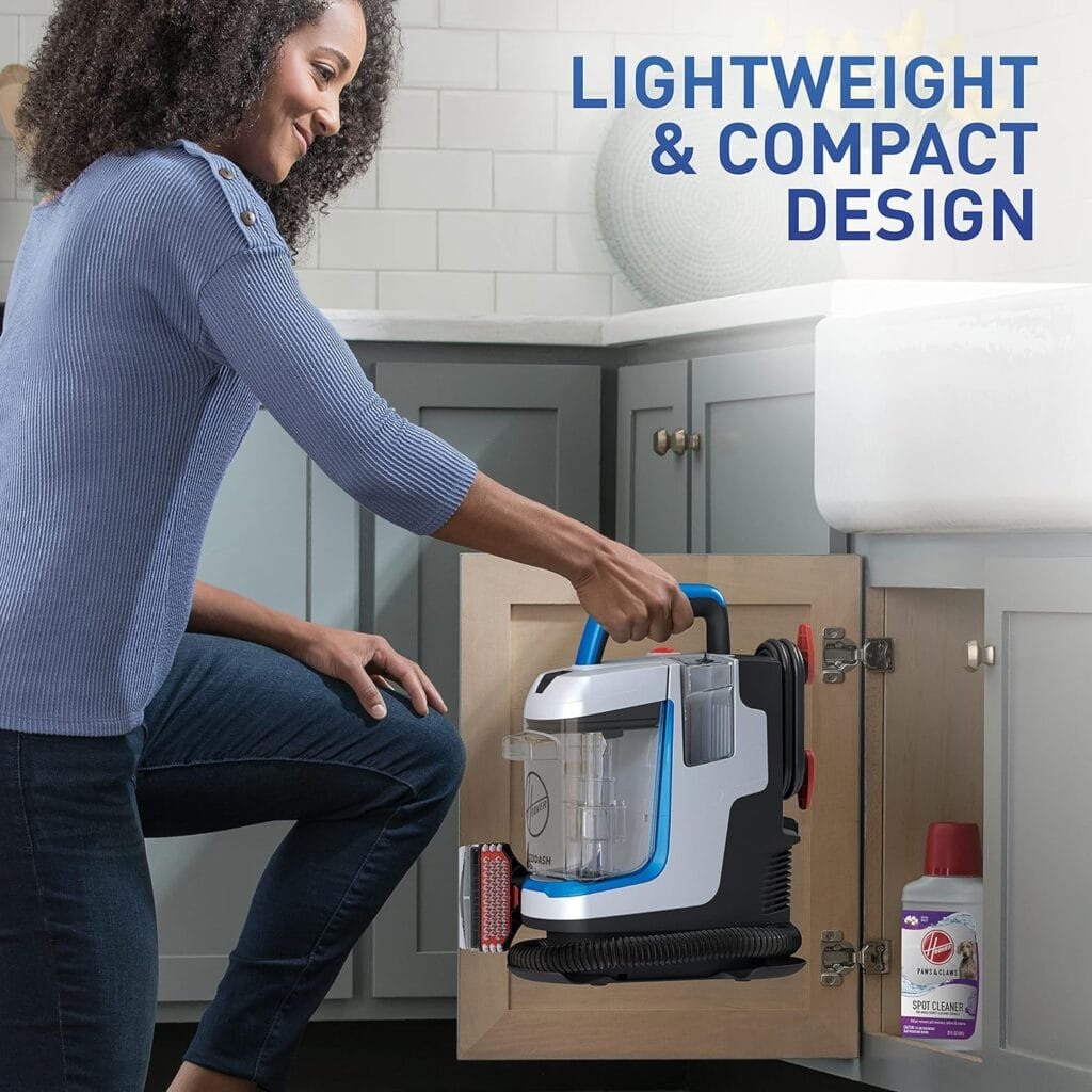 Hoover PowerDash GO Pet+ Portable Spot Cleaner, Lightweight Carpet and Upholstery Machine, Stain Remover for Pets, Stairs and Home, FH13001PC, Blue Hoover PowerDash GO Pet+ Portable Spot Cleaner, Lightweight Carpet and Upholstery Machine, Stain Remover for Pets, Stairs and Home, FH13001PC, Blue