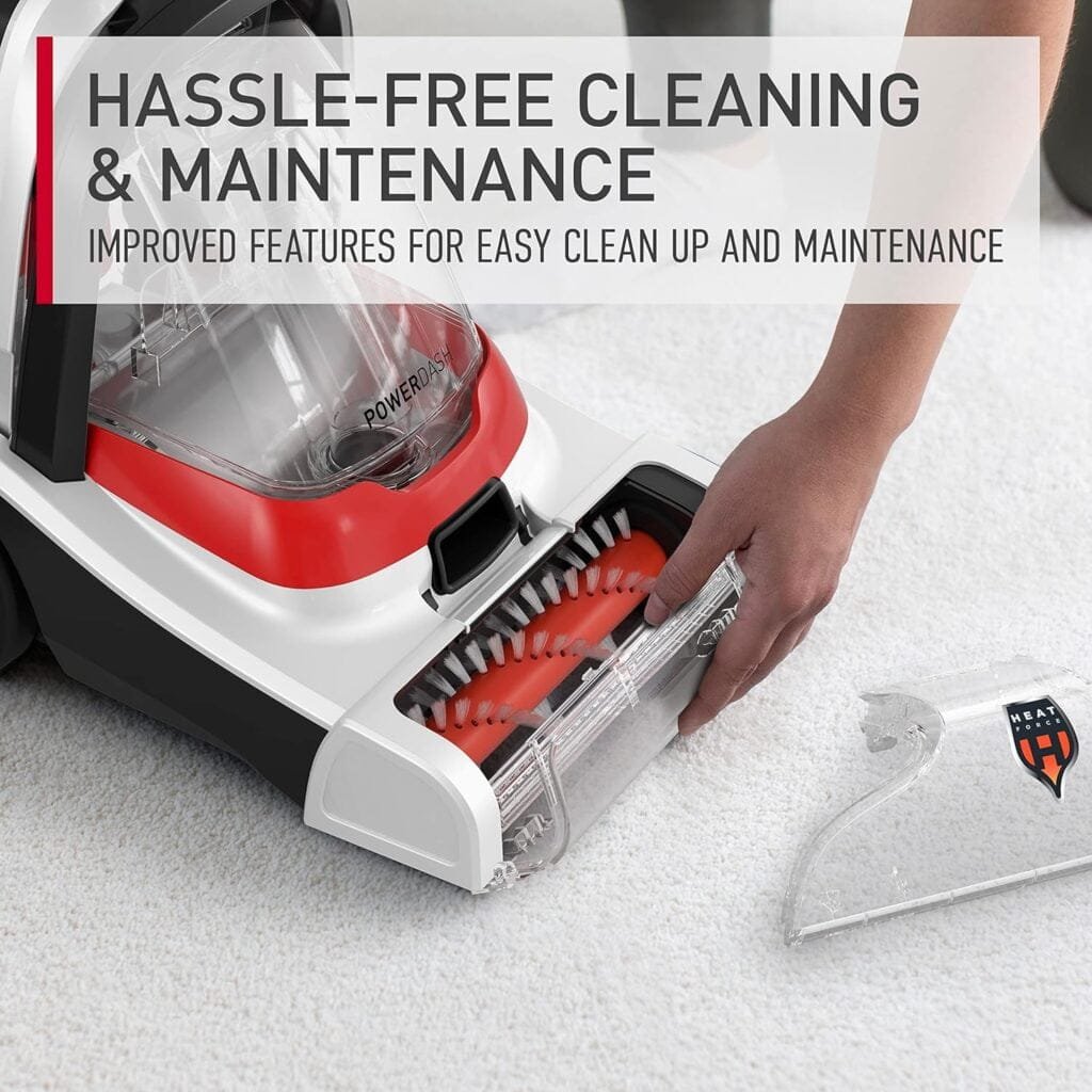 Hoover PowerDash Pet+ Compact Carpet Cleaner, Lightweight, FH50704V, White Hoover PowerDash Pet+ Compact Carpet Cleaner, Lightweight, FH50704V, White