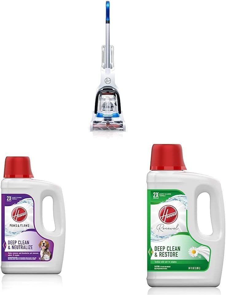 Hoover PowerDash Pet Compact Carpet Cleaner, Shampooer Machine, Lightweight, FH50700, Blue Hoover PowerDash Pet Compact Carpet Cleaner, Shampooer Machine, Lightweight, FH50700, Blue