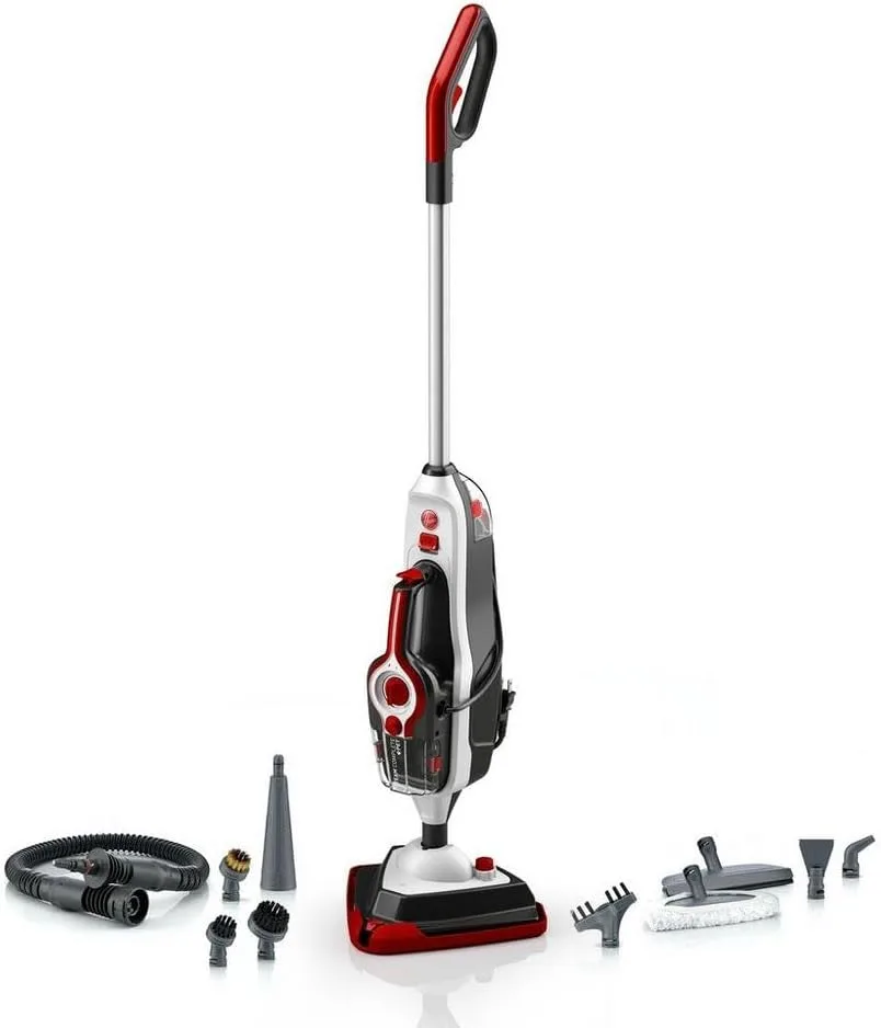 Hoover Steam Complete Pet Steam Mop, Cleaner for Tile and Hard Floor, WH21000, White
