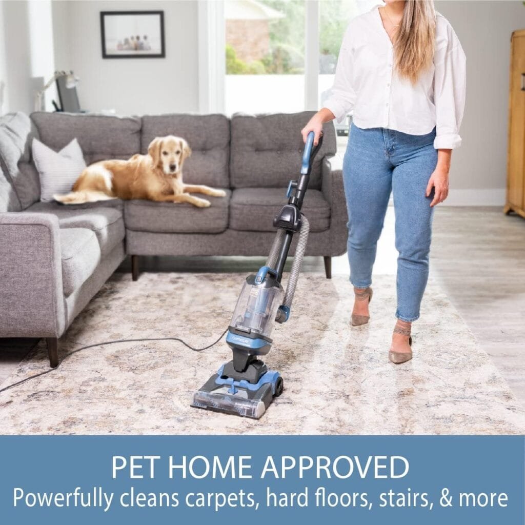 Kenmore DU1040 Bagless Upright Vacuum Lightweight Cleaner with 4 Height Adjustment, Pet HandiMate 2 Cleaning Tools for Carpet, Hard Floor and Dog Hair, Blue Kenmore DU1040 Bagless Upright Vacuum Lightweight Cleaner with 4 Height Adjustment, Pet HandiMate 2 Cleaning Tools for Carpet, Hard Floor and Dog Hair, Blue