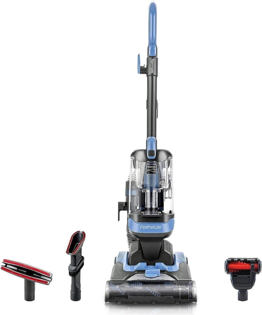 Kenmore DU1040 Bagless Upright Vacuum Lightweight Cleaner with 4 Height Adjustment, Pet HandiMate 2 Cleaning Tools for Carpet, Hard Floor and Dog Hair, Blue Kenmore DU1040 Bagless Upright Vacuum Lightweight Cleaner with 4 Height Adjustment, Pet HandiMate 2 Cleaning Tools for Carpet, Hard Floor and Dog Hair, Blue