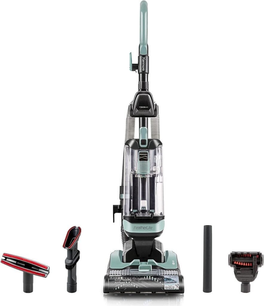 Kenmore DU1275 Bagless Upright Vacuum Lightweight Carpet Cleaner with 4 Height Adjustment, Hair Eliminator brushroll, Pet HandiMate  2 Cleaning Tools Kenmore DU1275 Bagless Upright Vacuum Lightweight Carpet Cleaner with 4 Height Adjustment, Hair Eliminator brushroll, Pet HandiMate  2 Cleaning Tools