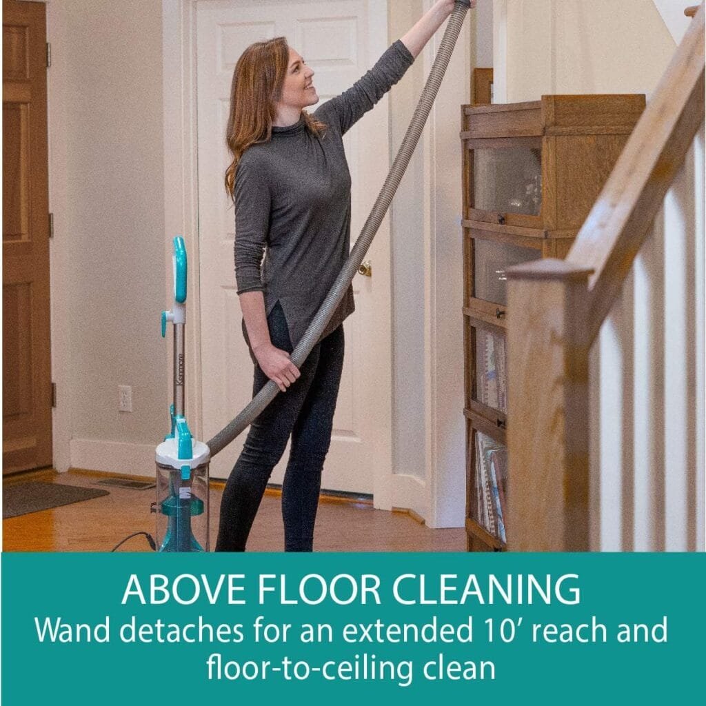 Kenmore DU1275 Bagless Upright Vacuum Lightweight Carpet Cleaner with 4 Height Adjustment, Hair Eliminator brushroll, Pet HandiMate  2 Cleaning Tools Kenmore DU1275 Bagless Upright Vacuum Lightweight Carpet Cleaner with 4 Height Adjustment, Hair Eliminator brushroll, Pet HandiMate  2 Cleaning Tools