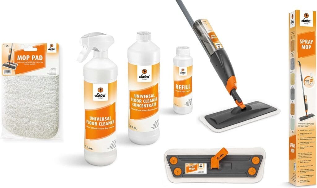 LOBA Spray Mop Set | Starter Kit | Great for All Hard-Surface Floor Covering LOBA Spray Mop Set | Starter Kit | Great for All Hard-Surface Floor Covering
