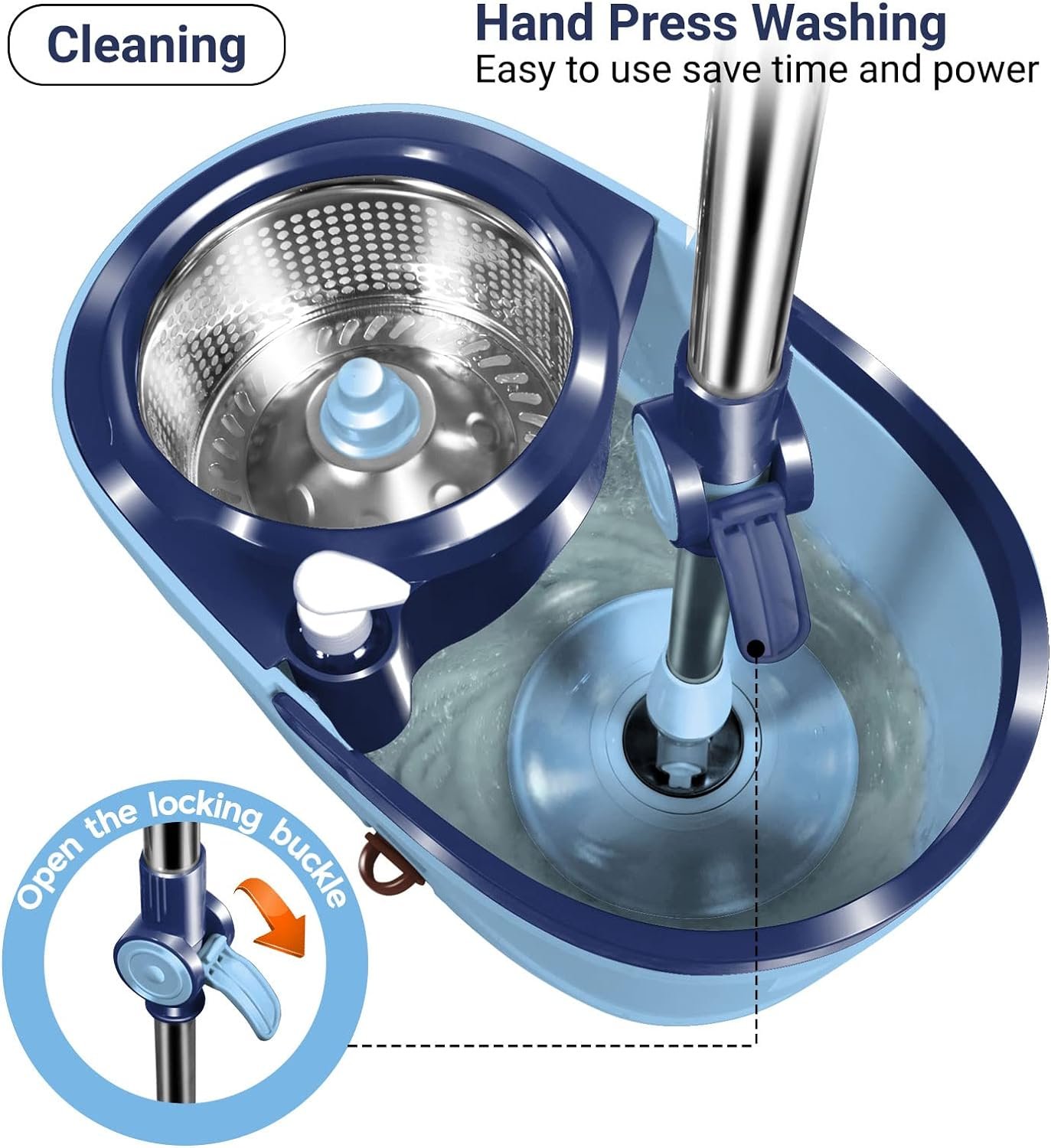 MASTERTOP Spin Mop Review - Cleaninup