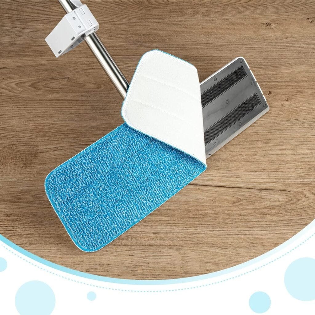 Microfiber Mop Pads, 18.5 x 6.3 Inch Reusable and Washable Spray Mop Pads, Wet and Dry Household Mop Pad Replacement, Set of 12(Red) Microfiber Mop Pads, 18.5 x 6.3 Inch Reusable and Washable Spray Mop Pads, Wet and Dry Household Mop Pad Replacement, Set of 12(Red)