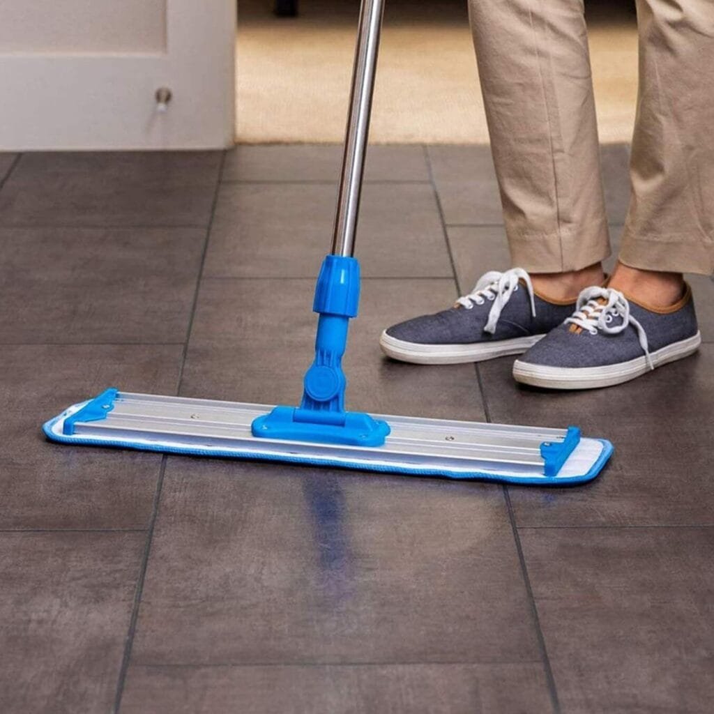 Microfiber Replacement Mop Pad, 18 x 6 Wet  Dry Home  Commercial Cleaning Refills, Reusable Floor Mop Pads (6 Pack)