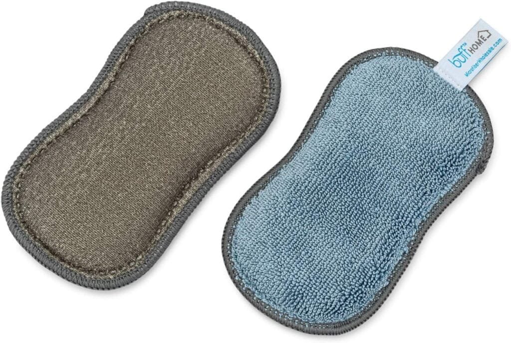 Microfiber Sponge for Kitchen (6 Pack) - Suction Cup Hook Included, Reusable, Washable Dish Sponges with Scrubber, Refills, Scrubbing Side, Non-Scratching, Multi-Purpose, Scouring Microfiber Sponge for Kitchen (6 Pack) - Suction Cup Hook Included, Reusable, Washable Dish Sponges with Scrubber, Refills, Scrubbing Side, Non-Scratching, Multi-Purpose, Scouring
