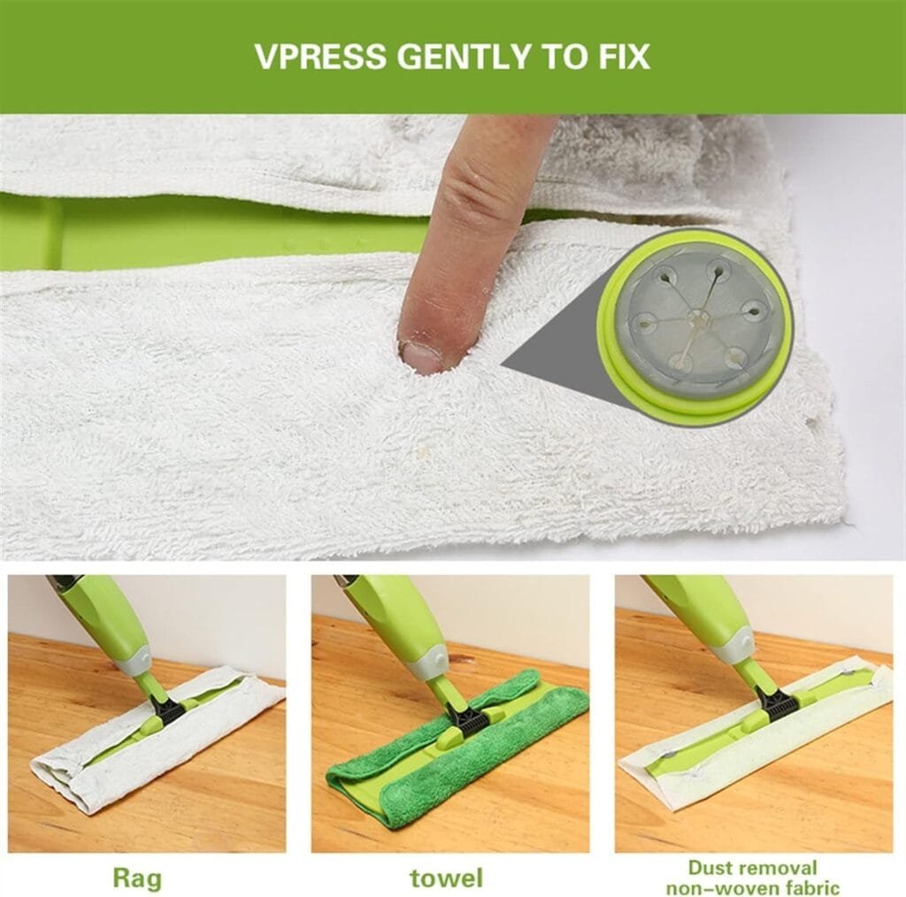 Mop for Floor Cleaning Spray Floor Mop 360 Degree Handle Mop for Home Kitchen Laminate Wooden Ceramic Tiles Floor Cleaning Microfiber Mop for Floor Cleaning