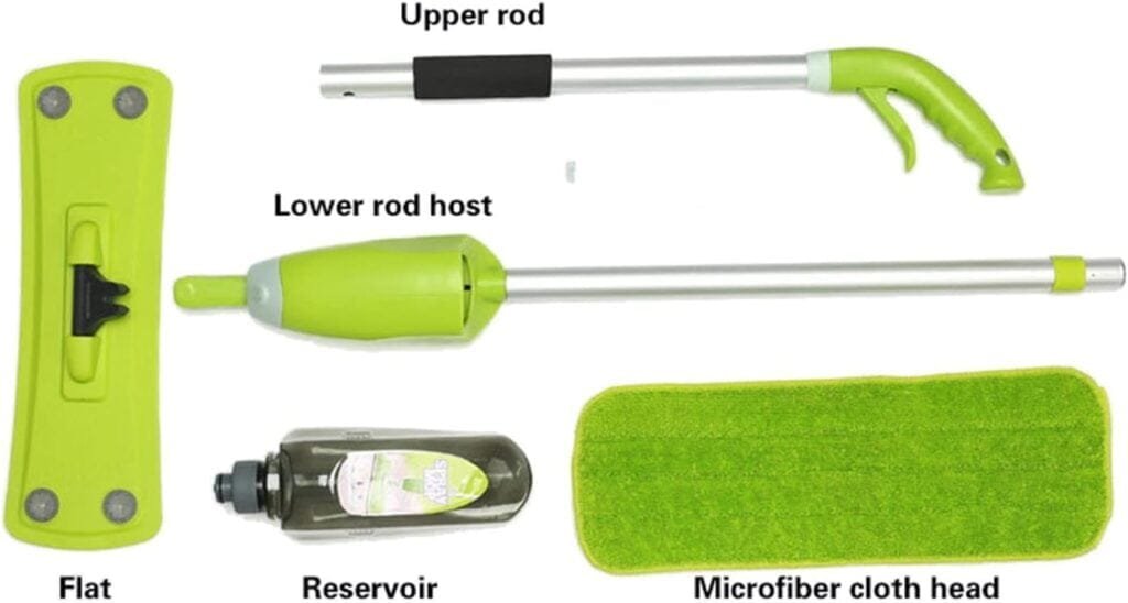 Mop for Floor Cleaning Spray Floor Mop 360 Degree Handle Mop for Home Kitchen Laminate Wooden Ceramic Tiles Floor Cleaning Microfiber Mop for Floor Cleaning