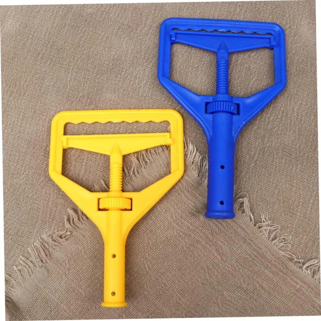 NIYANGLE 6 Pcs Spray Mop Screw Clamp Mop Head Janitorial Supplies Mop Accessories Mop Bucket with Wringer Mops and Buckets for Floor Cleaning Mop Handle Mop Stick Floor Mop Commercial