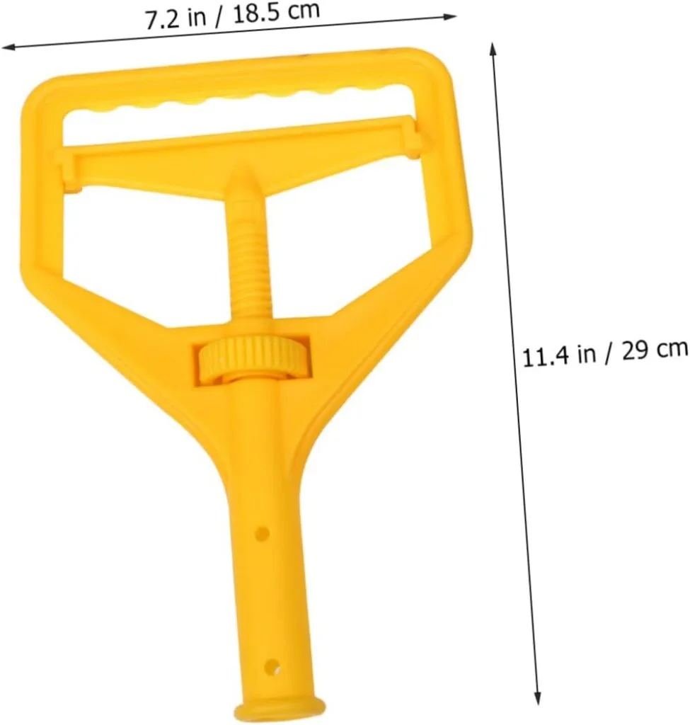 NIYANGLE 6 Pcs Spray Mop Screw Clamp Mop Head Janitorial Supplies Mop Accessories Mop Bucket with Wringer Mops and Buckets for Floor Cleaning Mop Handle Mop Stick Floor Mop Commercial