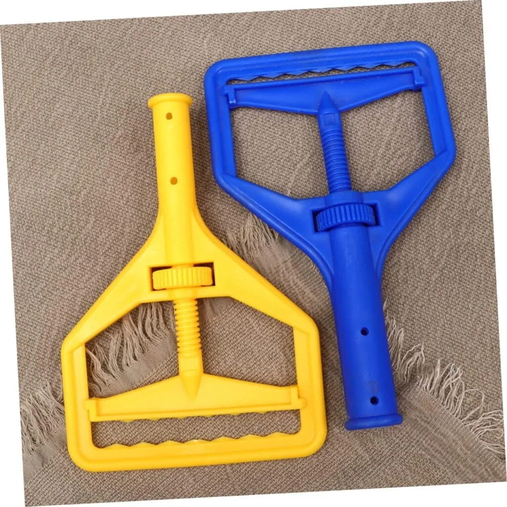 NIYANGLE 6 Pcs Spray Mop Screw Clamp Mop Head Janitorial Supplies Mop Accessories Mop Bucket with Wringer Mops and Buckets for Floor Cleaning Mop Handle Mop Stick Floor Mop Commercial