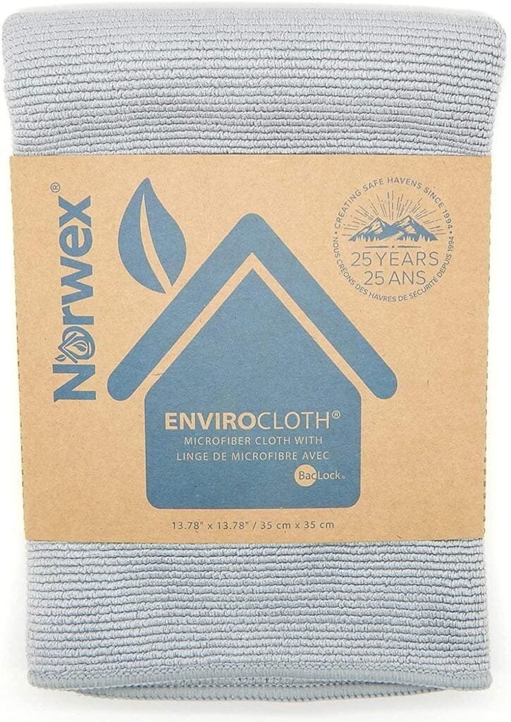 Norwex Basic Package - Microfiber - Glass Window Cleaning Cloth and Household Enviro Dusting Cloth Colors May Vary