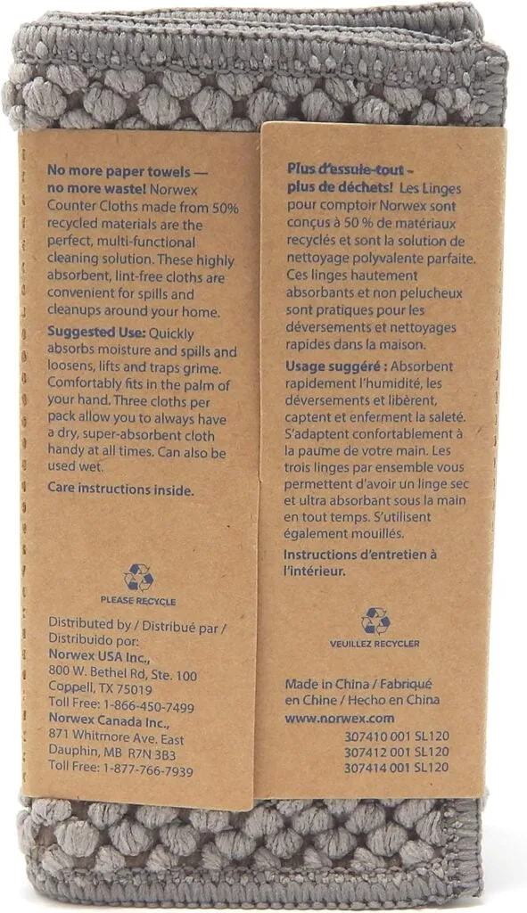 Norwex Counter Cloths, slate, vanilla, mushroom Norwex Counter Cloths, slate, vanilla, mushroom